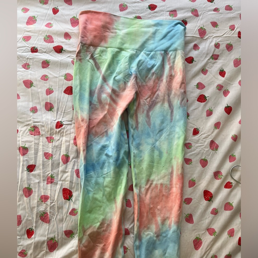 Rainbow Mist pastel leggings